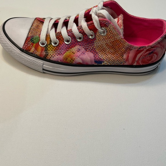 Amputee Left Shoe Converse Colorful Canvas Sneaker Size 6.5 - Picture 4 of 7